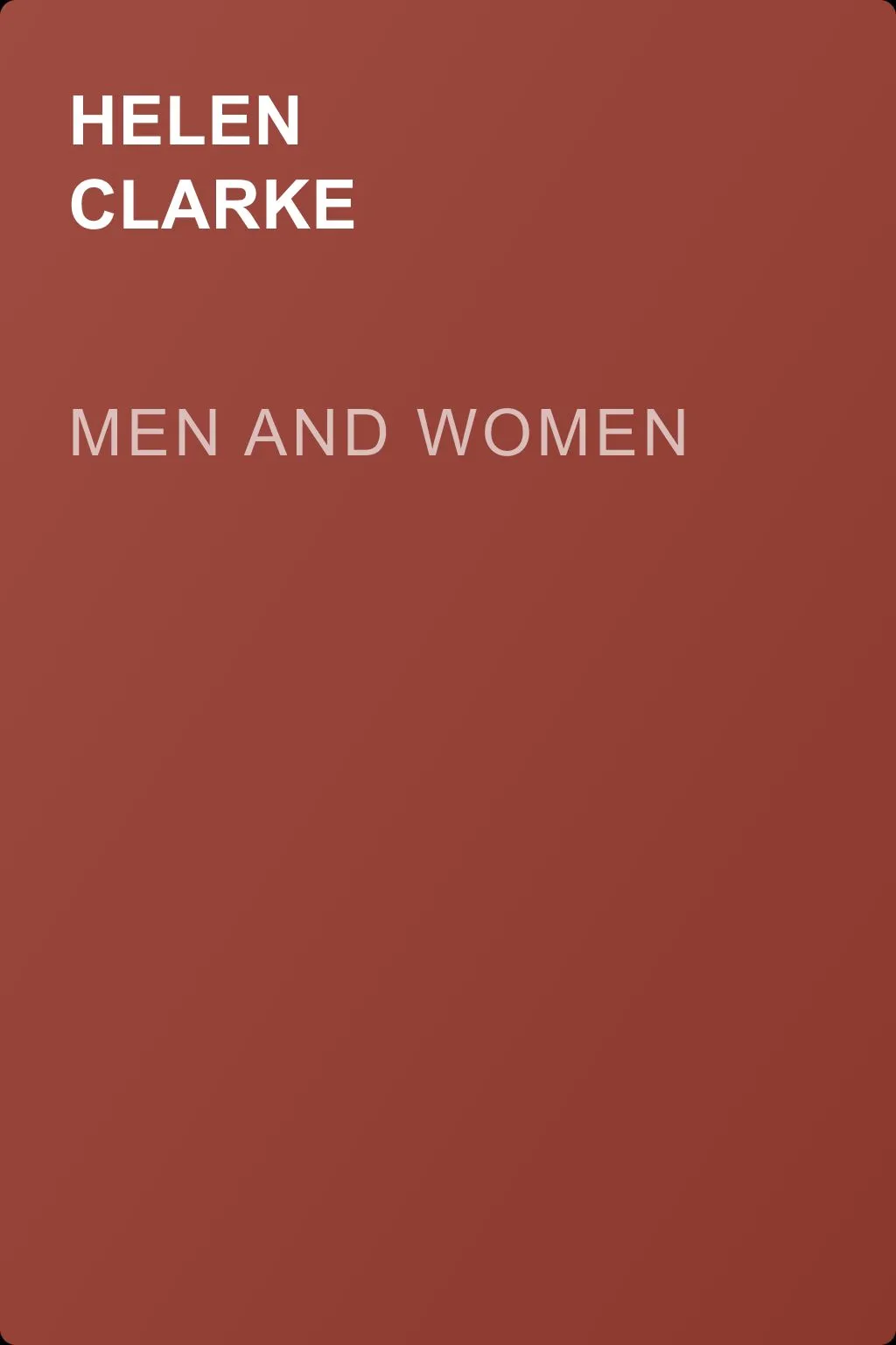 Men and Women — обложка книги