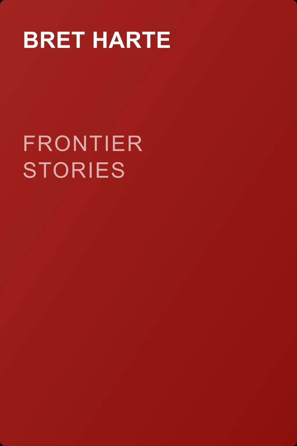 Frontier Stories — обложка книги