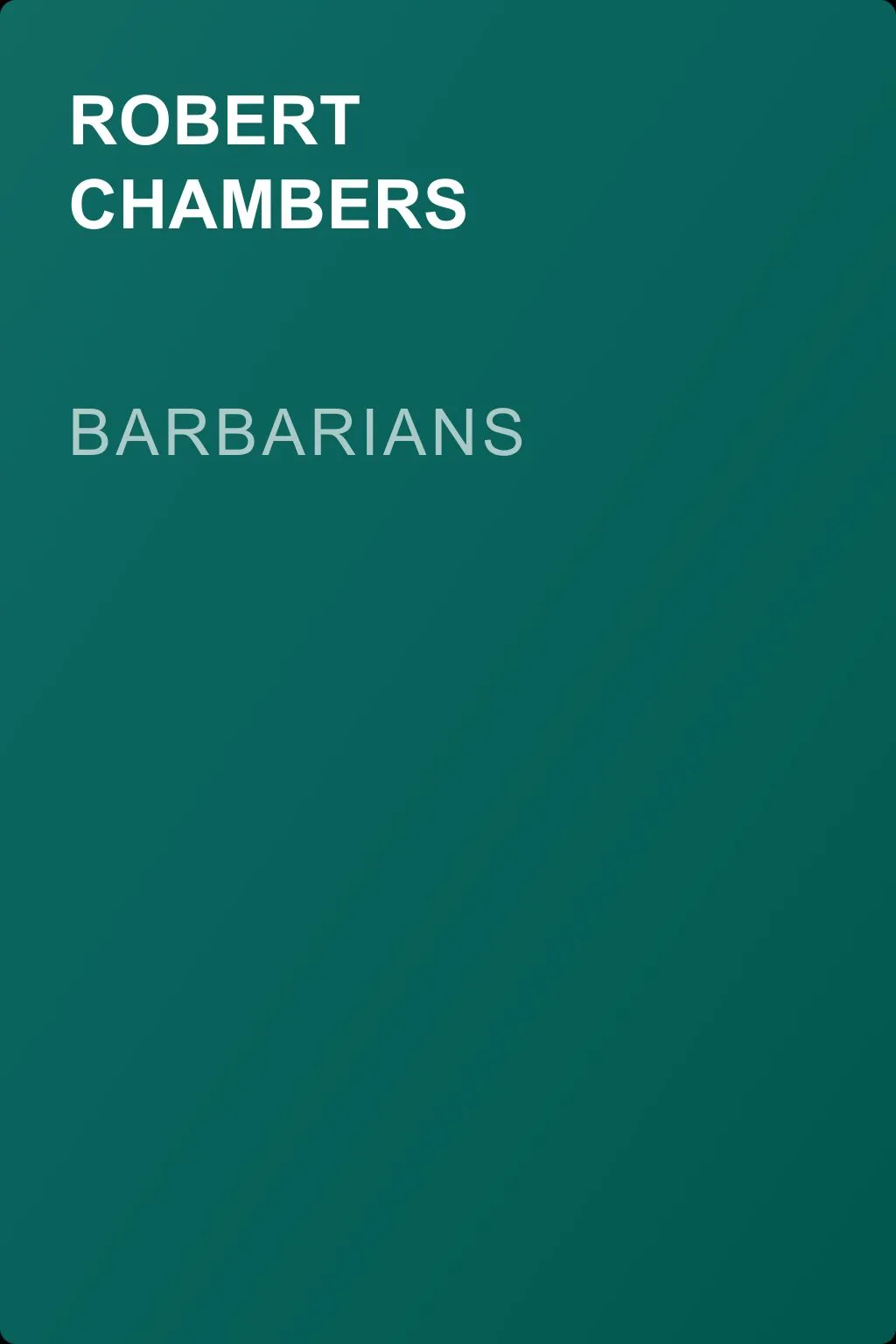 Barbarians — обложка книги