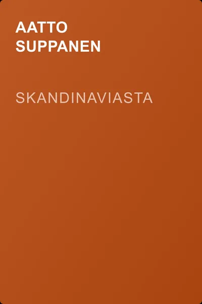 Skandinaviasta — обложка книги