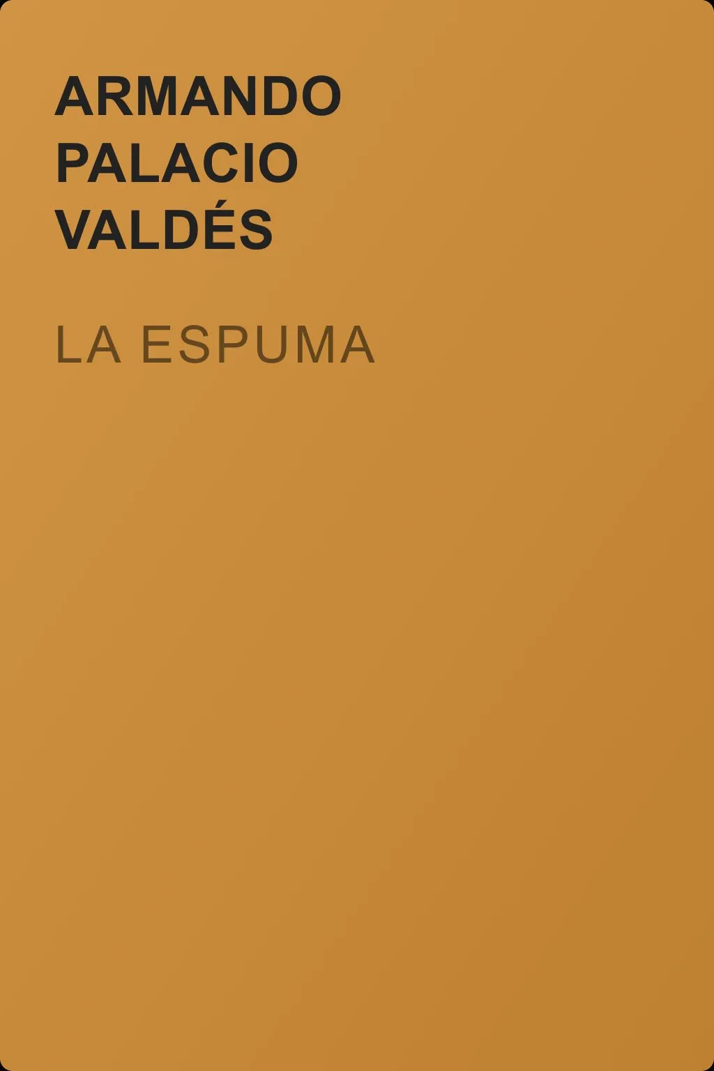 La Espuma — обложка книги