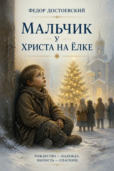 Мальчик у Христа на елке — обложка книги