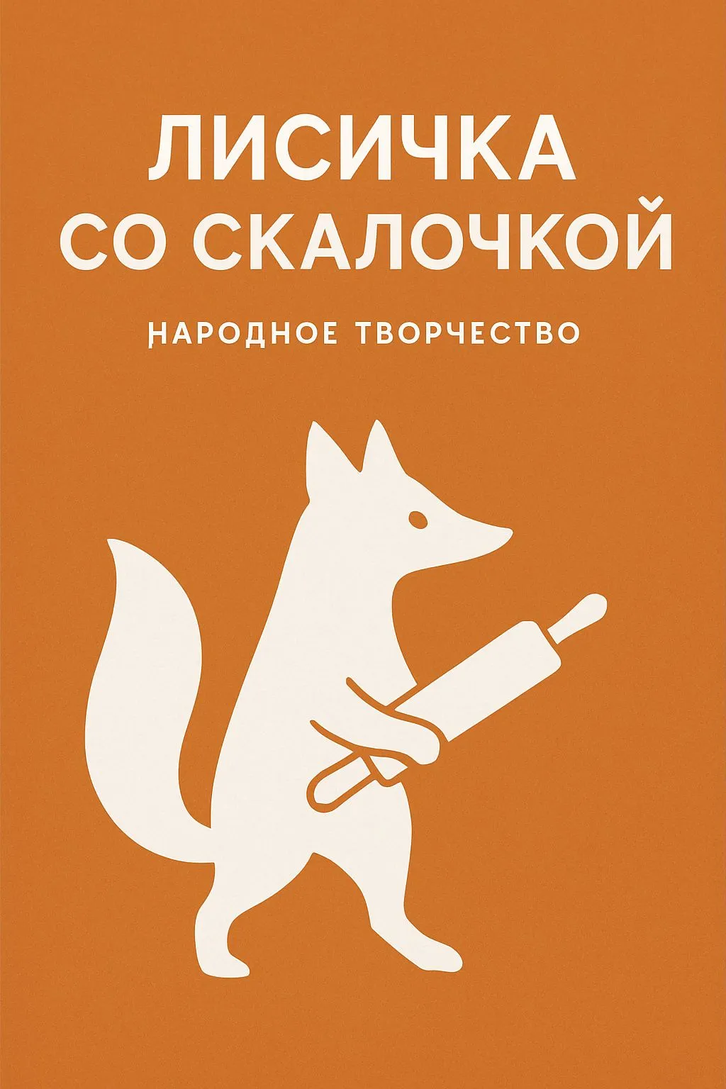 Лисичка со скалочкой — обложка книги