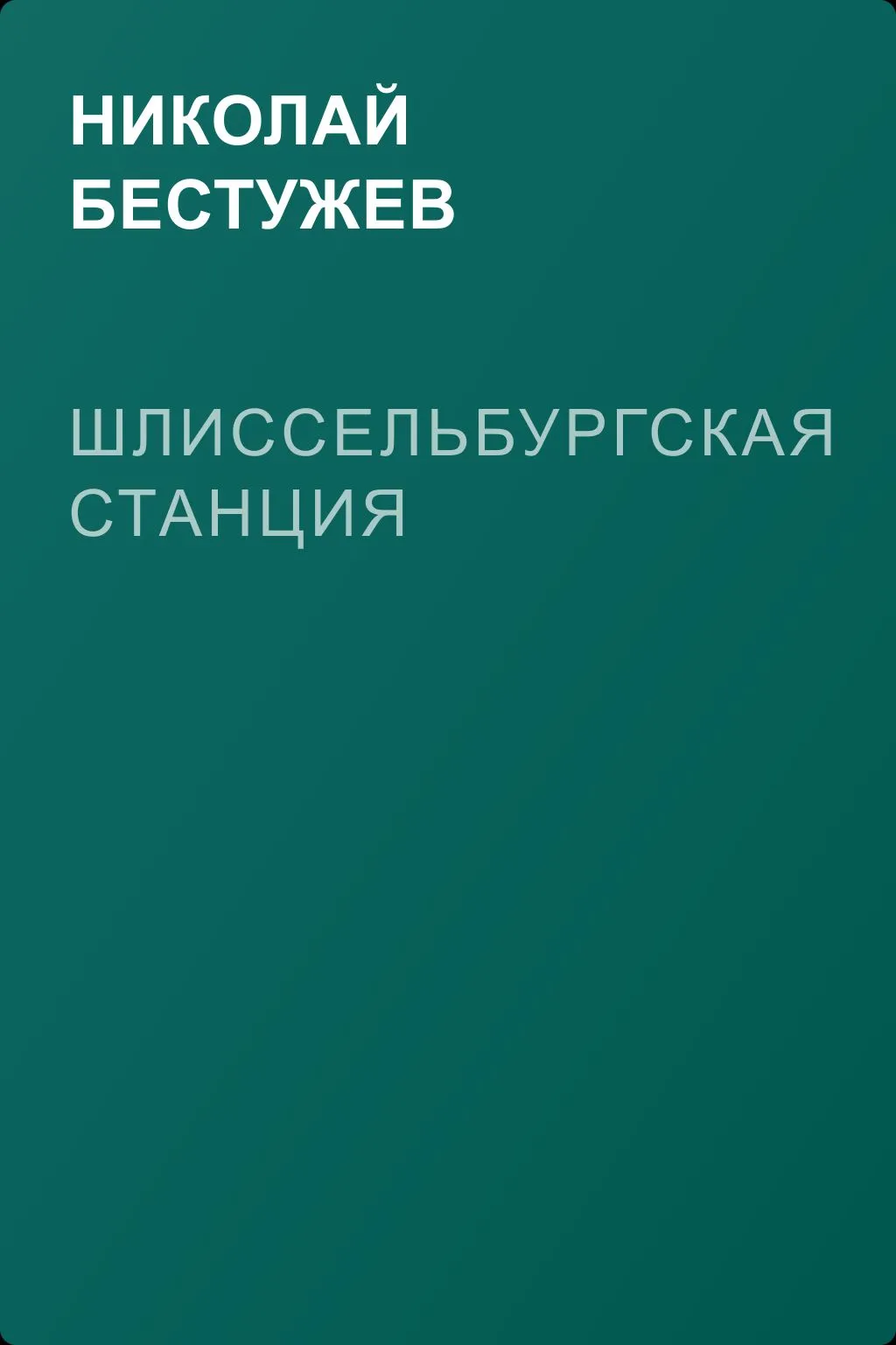Шлиссельбургская станция — обложка книги