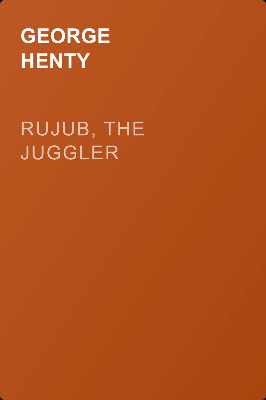 Rujub, the Juggler — обложка книги