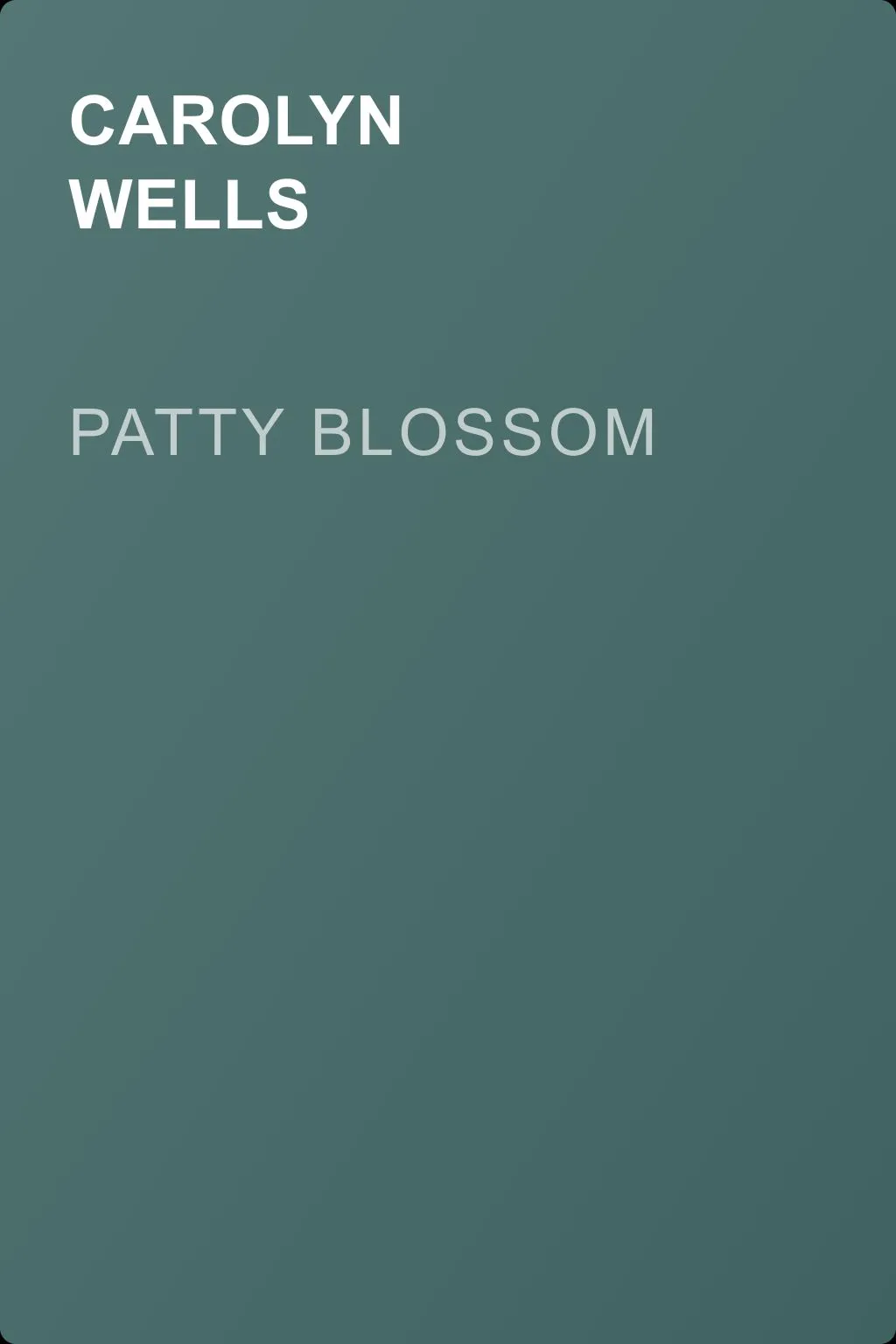 Patty Blossom — обложка книги