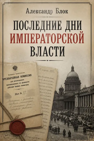 Последние дни императорской власти — обложка книги