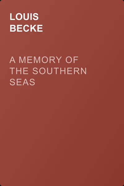 A Memory Of The Southern Seas — обложка книги