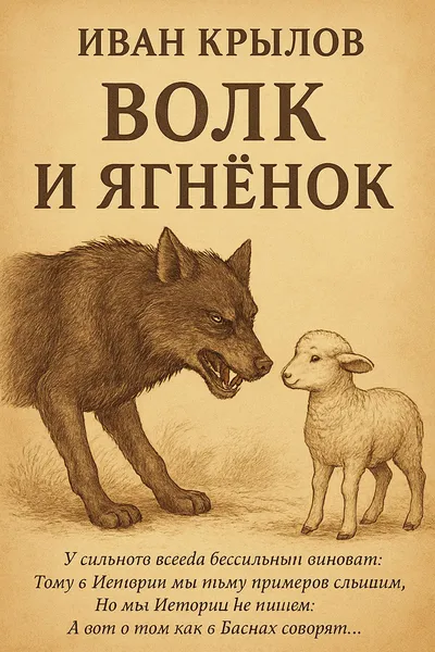 Волк и Ягнёнок — обложка книги