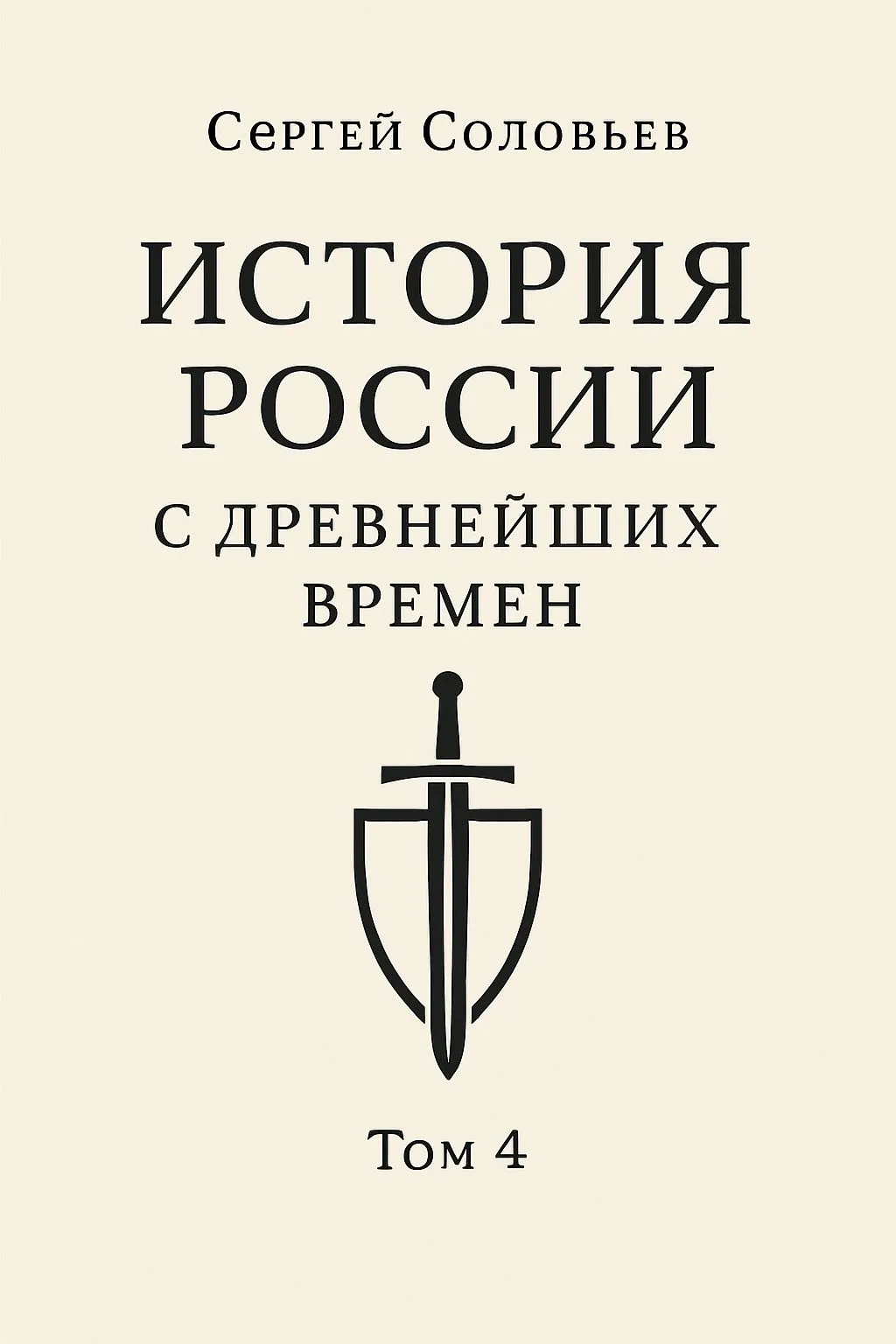 История России с древнейших времен. Том 4 — обложка книги