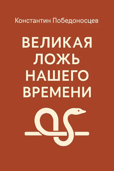 Великая ложь нашего времени — обложка книги