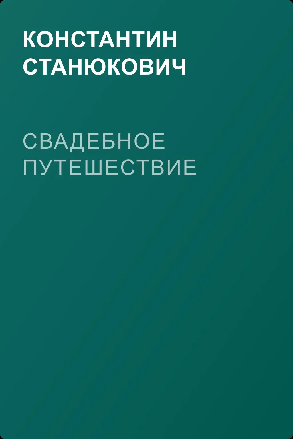 Свадебное путешествие — обложка книги
