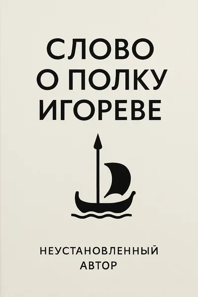 Слово о полку Игореве (3 варианта) — обложка книги