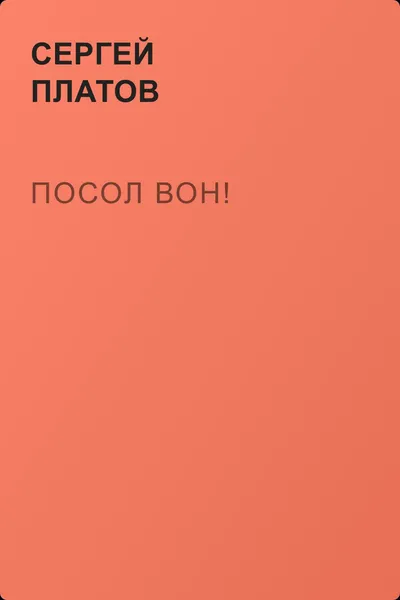 Посол вон! — обложка книги