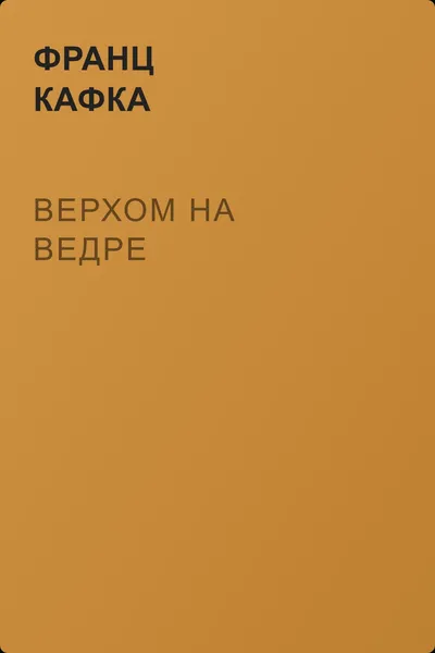 Верхом на ведре — обложка книги