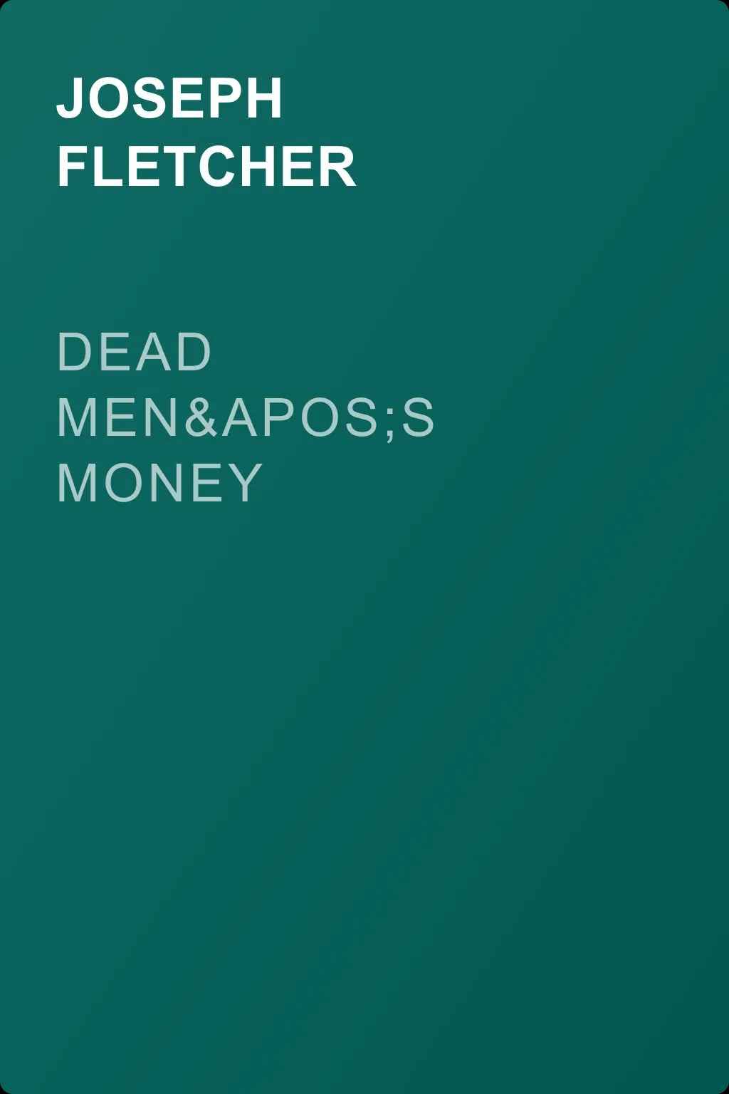 Dead Men's Money — обложка книги
