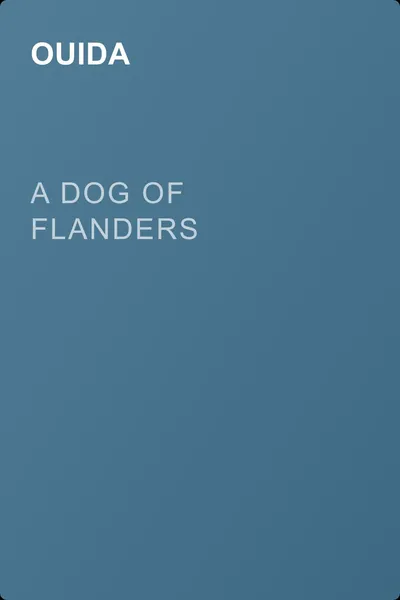 A Dog of Flanders — обложка книги