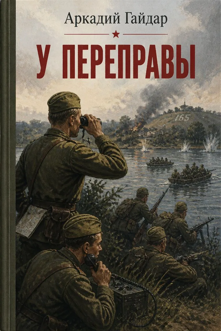 У переправы — обложка книги