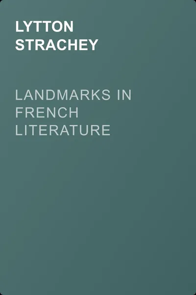 Landmarks in French Literature — обложка книги