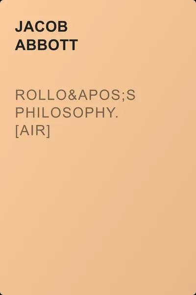 Rollo's Philosophy. [Air] — обложка книги