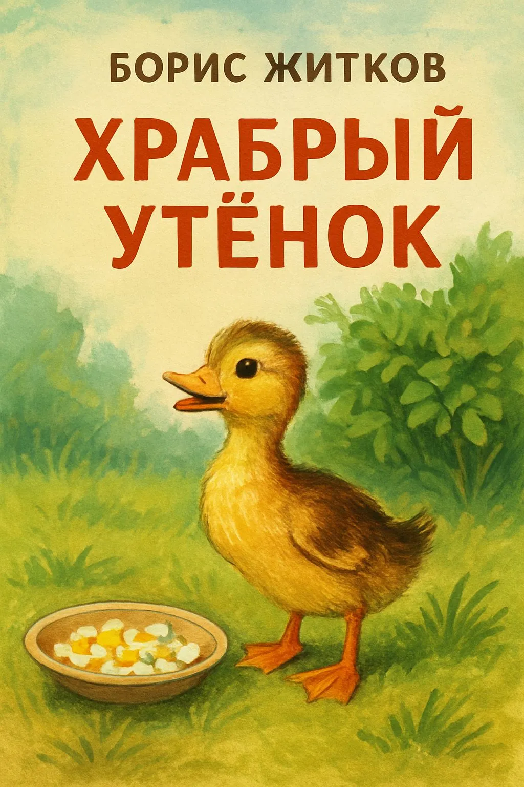 Храбрый утёнок — обложка книги