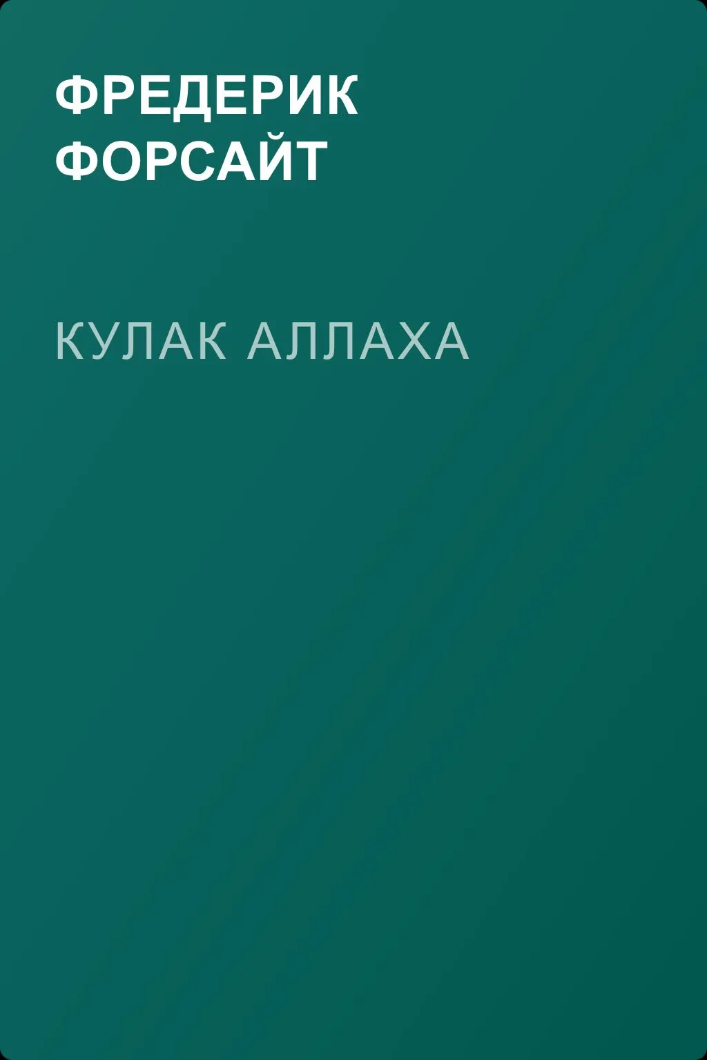 Кулак Аллаха — обложка книги