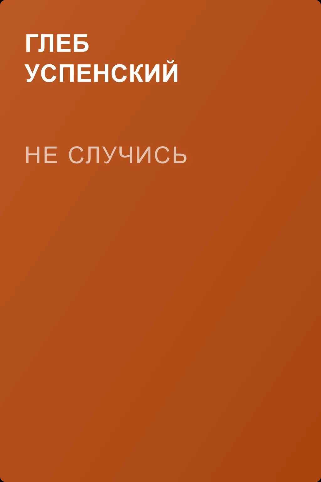 Не случись — обложка книги