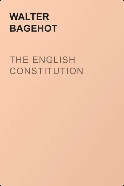 The English Constitution — обложка книги