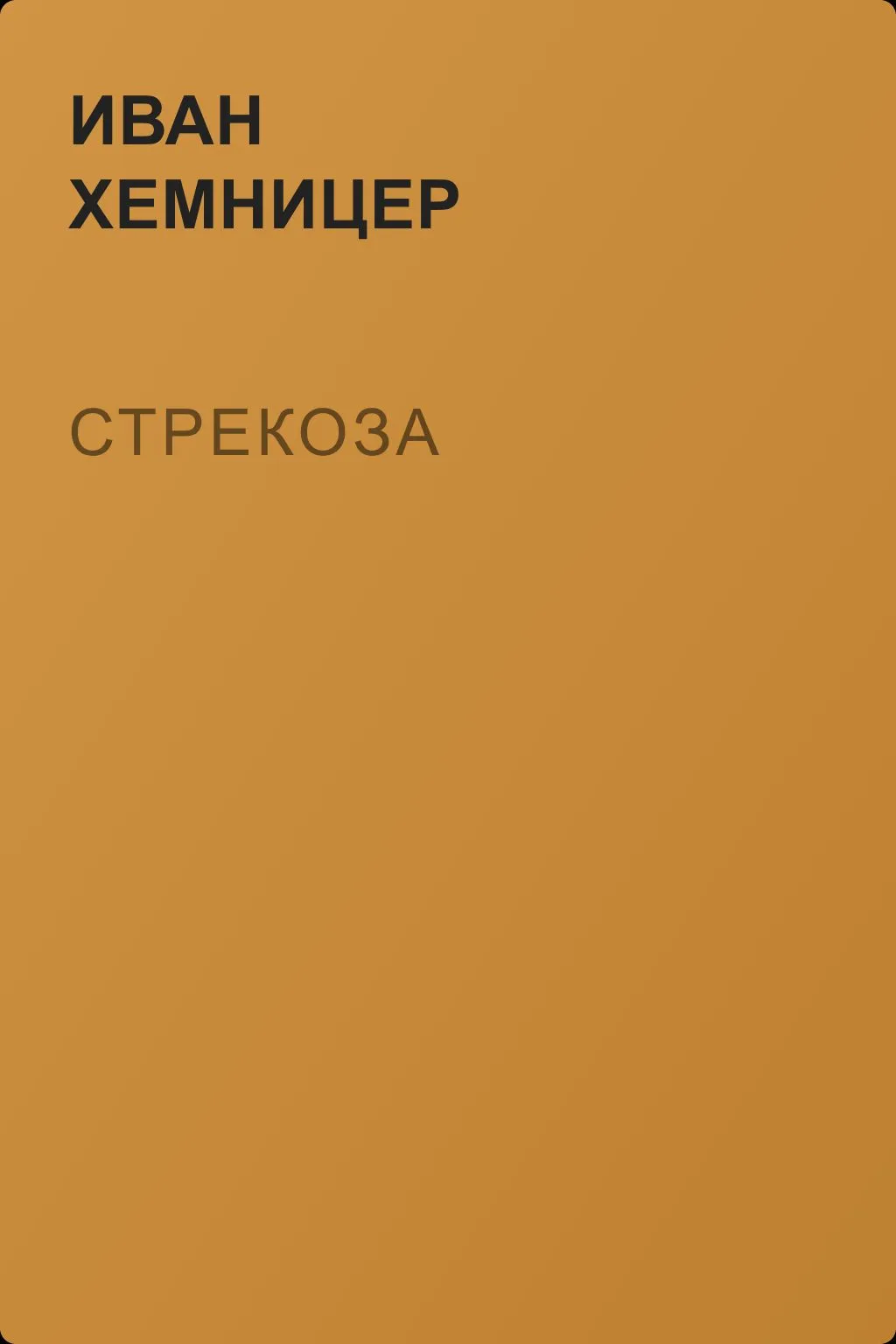 Стрекоза — обложка книги