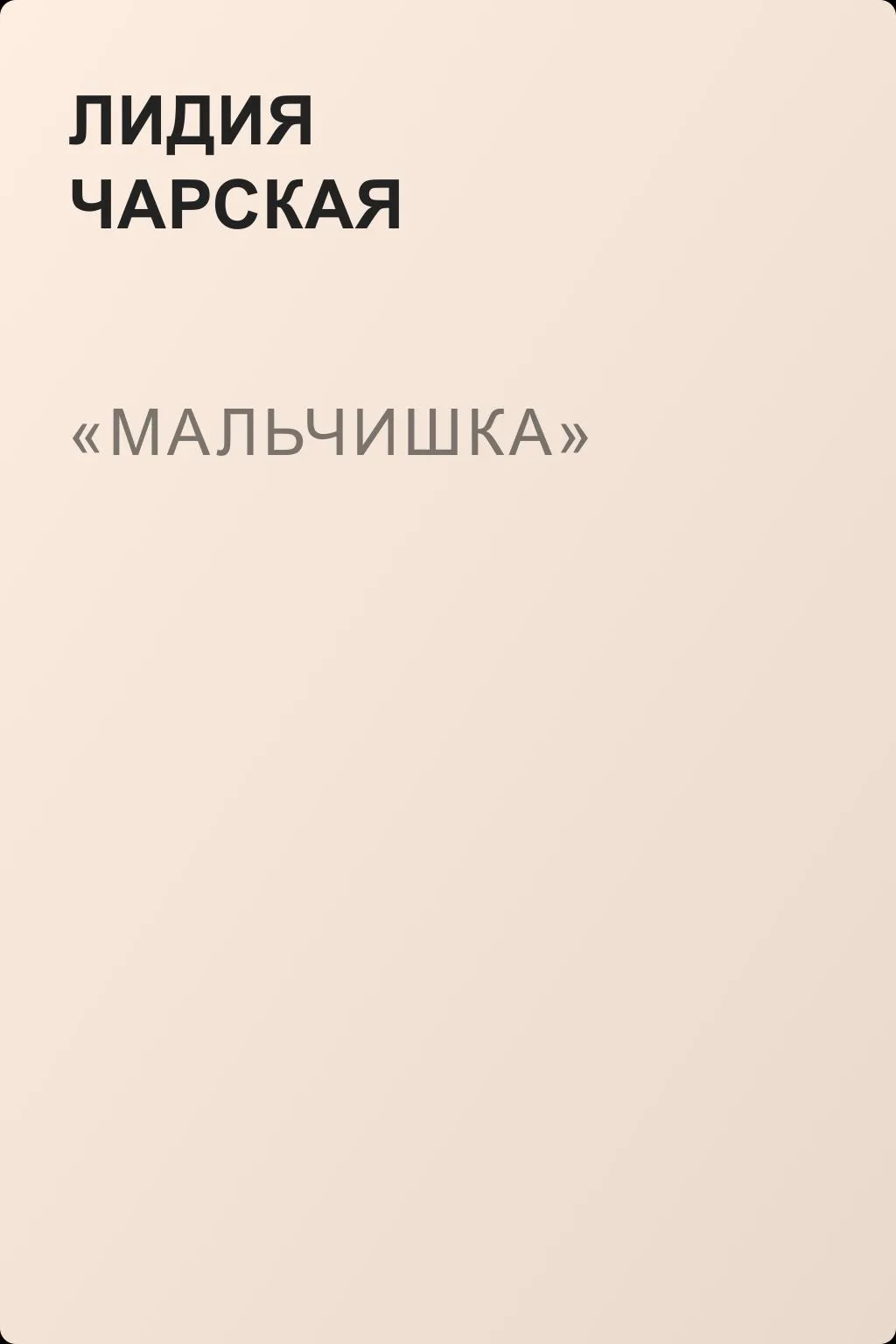 «Мальчишка» — обложка книги