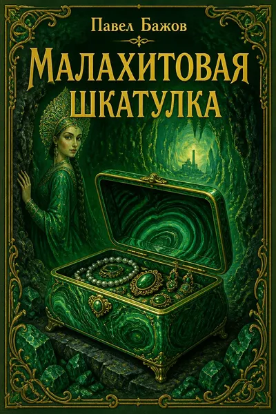 Малахитовая шкатулка — обложка книги