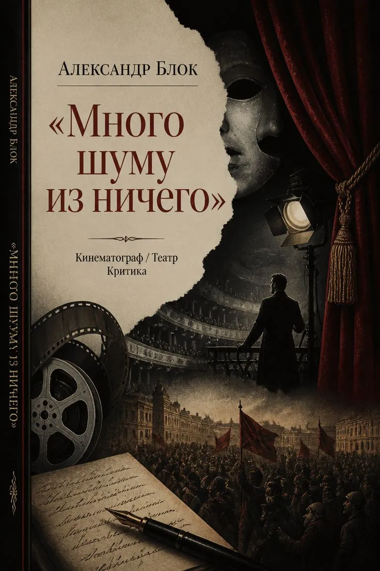 «Много шуму из ничего» — обложка книги
