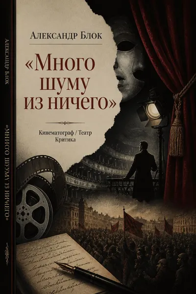 «Много шуму из ничего» — обложка книги