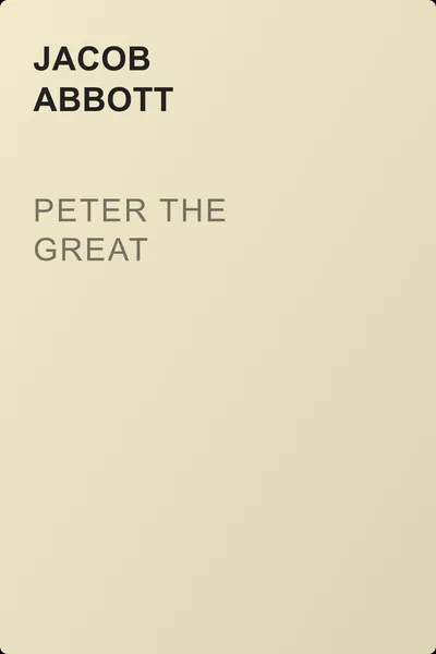 Peter the Great — обложка книги