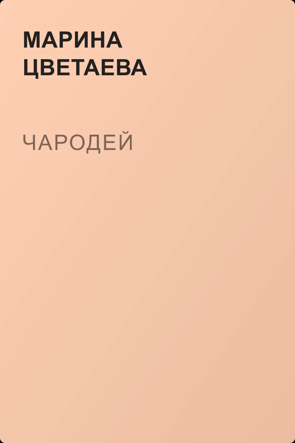 Чародей — обложка книги