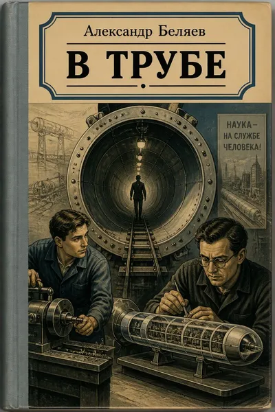 В трубе — обложка книги