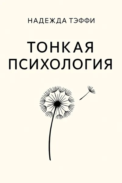 Тонкая психология — обложка книги