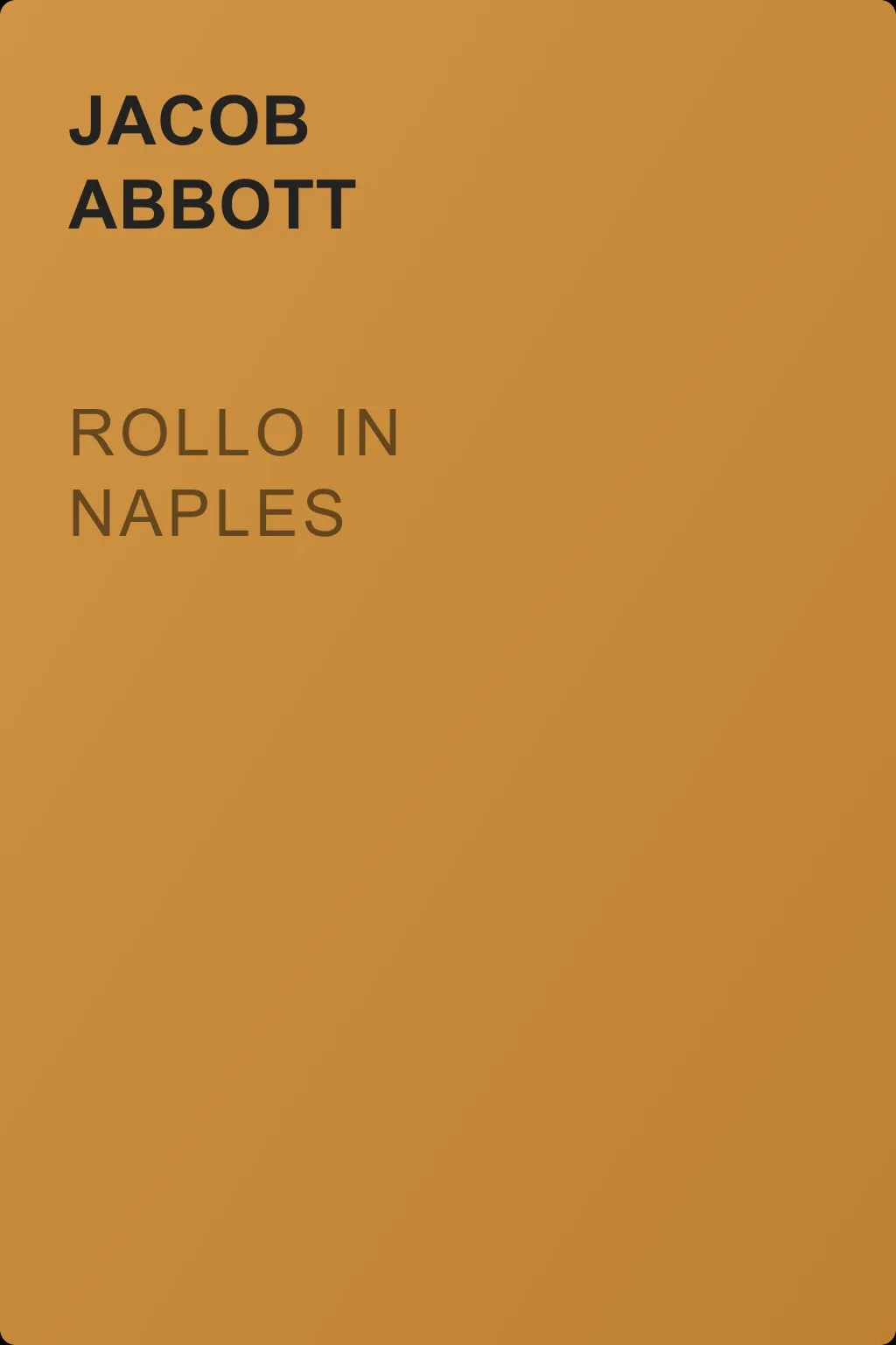 Rollo in Naples — обложка книги