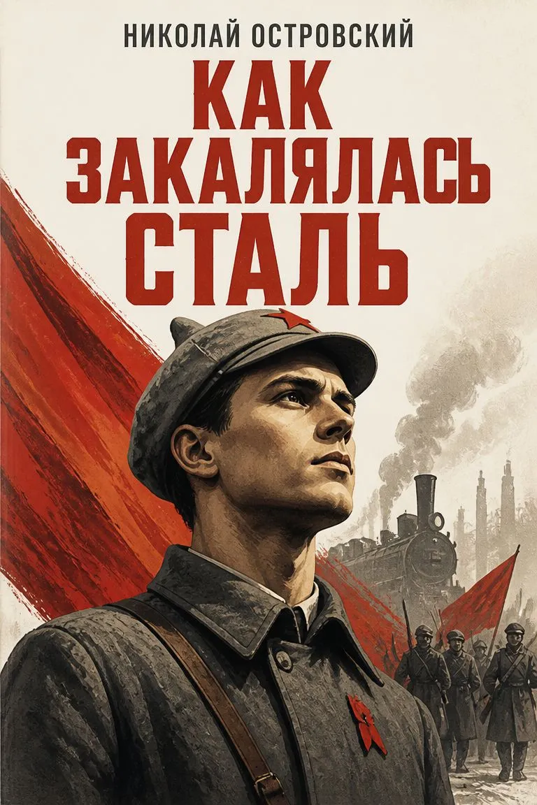 Как закалялась сталь — обложка книги