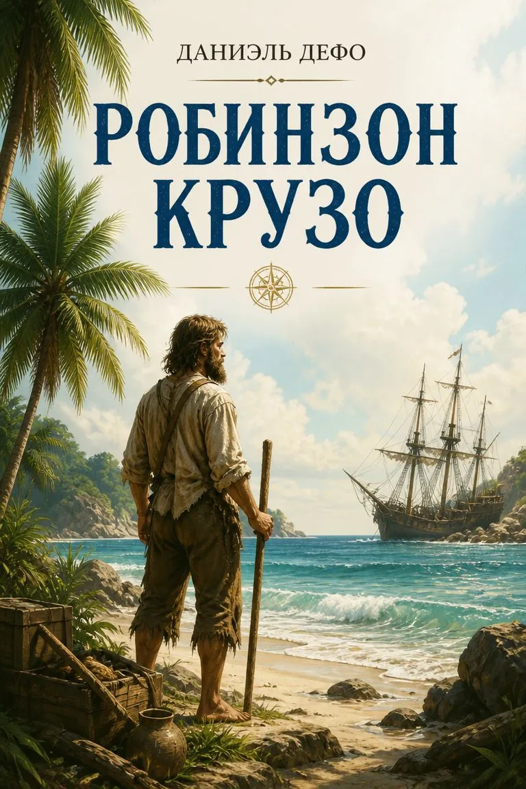 Робинзон Крузо — обложка книги
