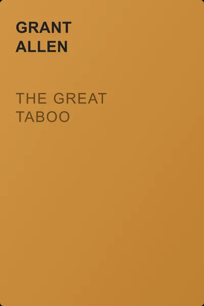 The Great Taboo — обложка книги