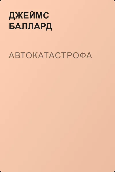 Автокатастрофа — обложка книги