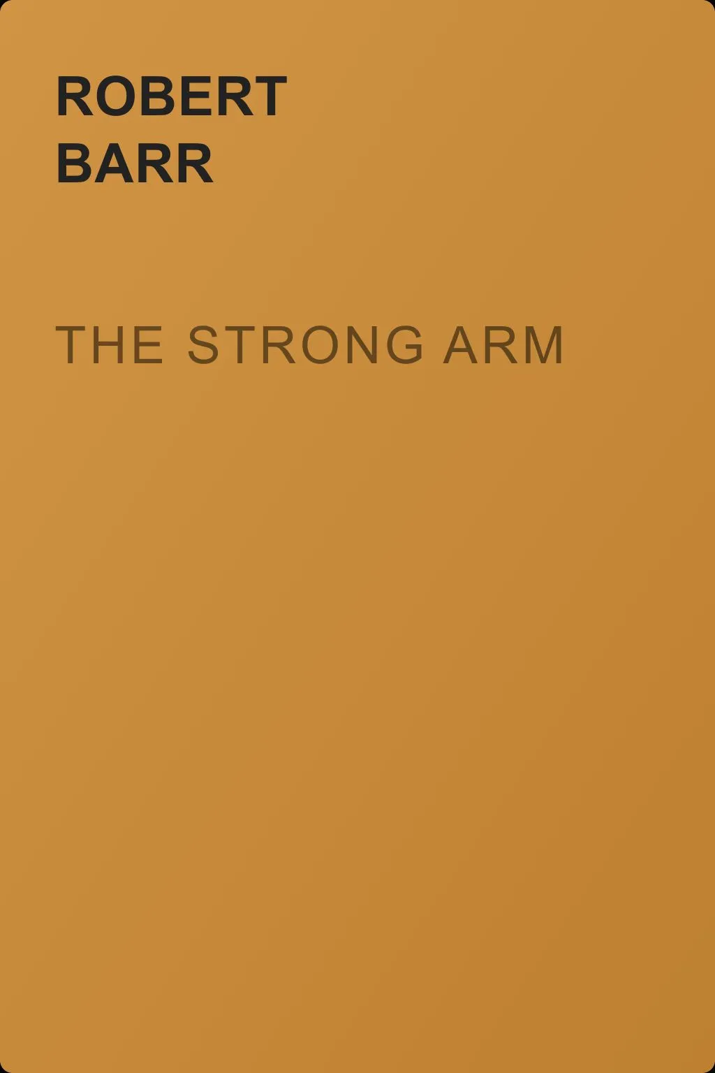 The Strong Arm — обложка книги