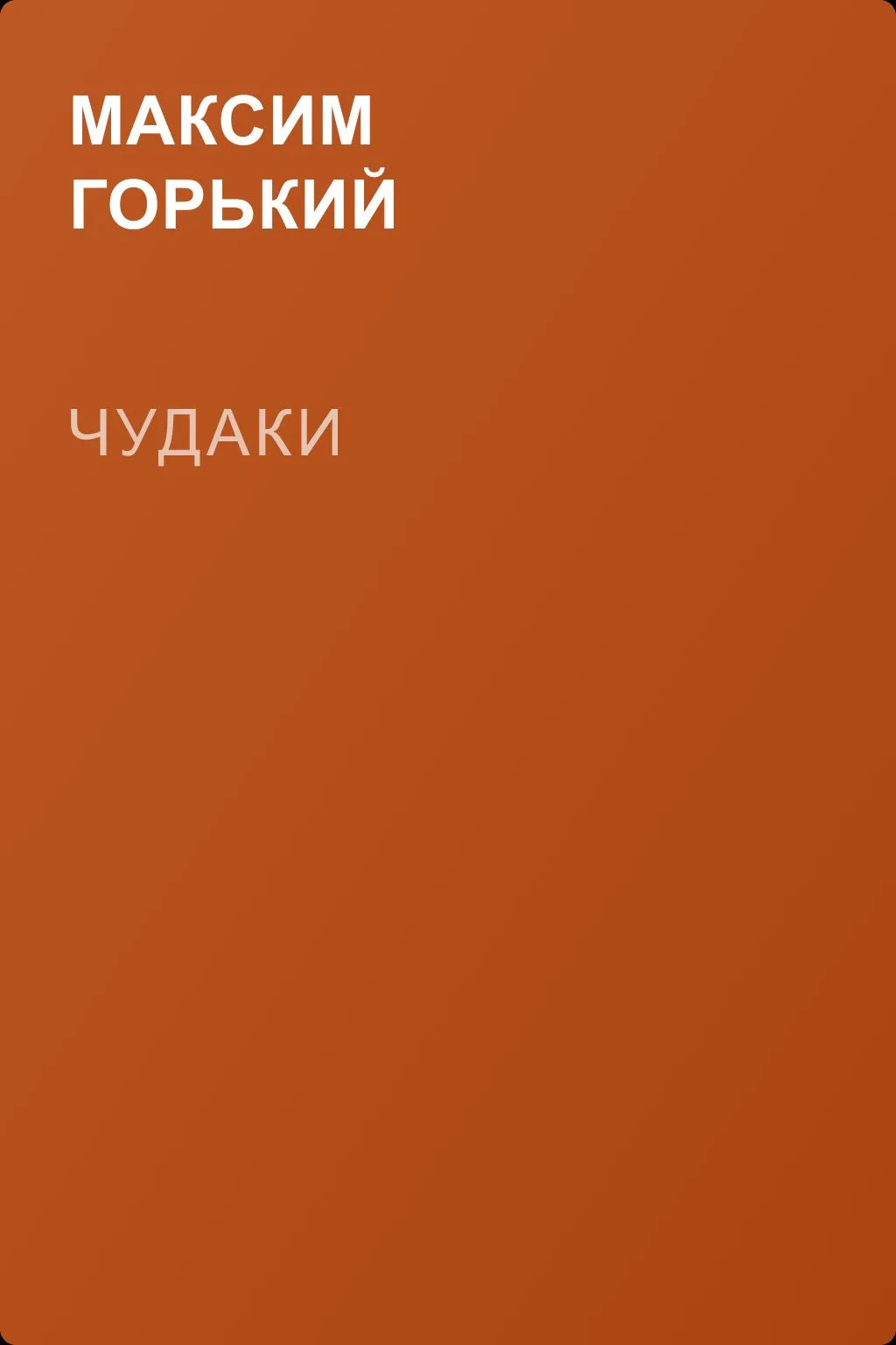 Чудаки — обложка книги
