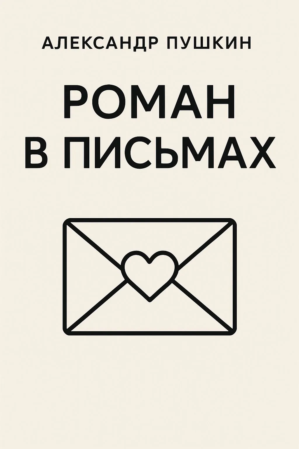 Роман в письмах — обложка книги