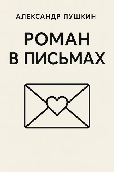 Роман в письмах — обложка книги