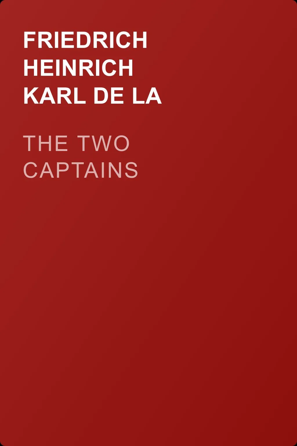 The Two Captains — обложка книги