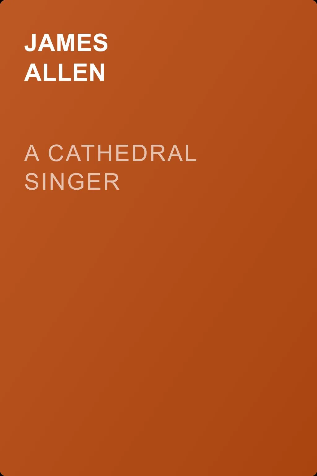 A Cathedral Singer — обложка книги