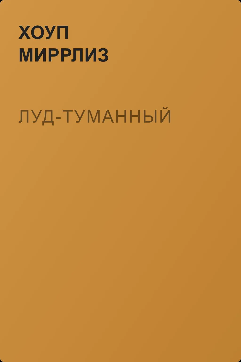 Луд-Туманный — обложка книги