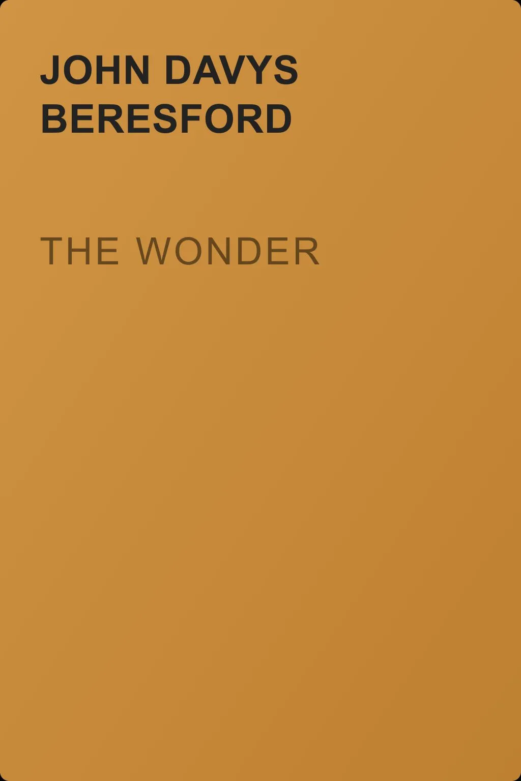 The Wonder — обложка книги